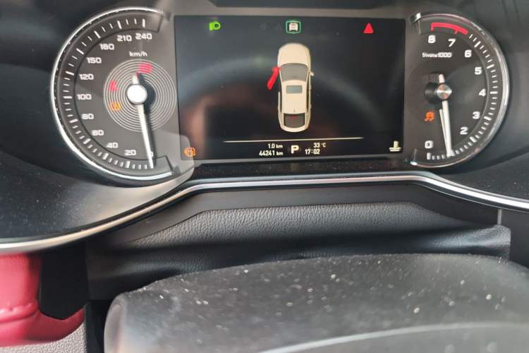 Used MG 6 2017 20T Automatic Trophy Prestige Internet Edition China V Standard Odometer Close Up