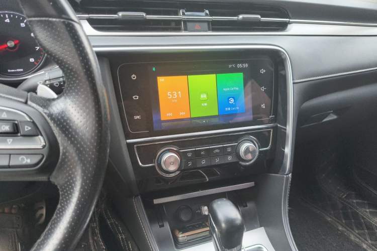 Used MG 6 2017 20T Automatic Luxury Smart Connect Version China V Standard Audio And AC Panel