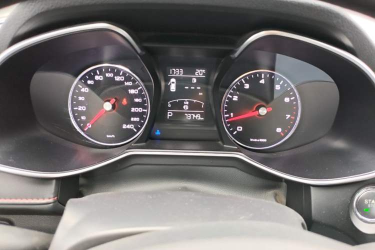 Used MG 6 2017 20T Automatic Elite Smart Connect Version China V Standard Instrument Cluster