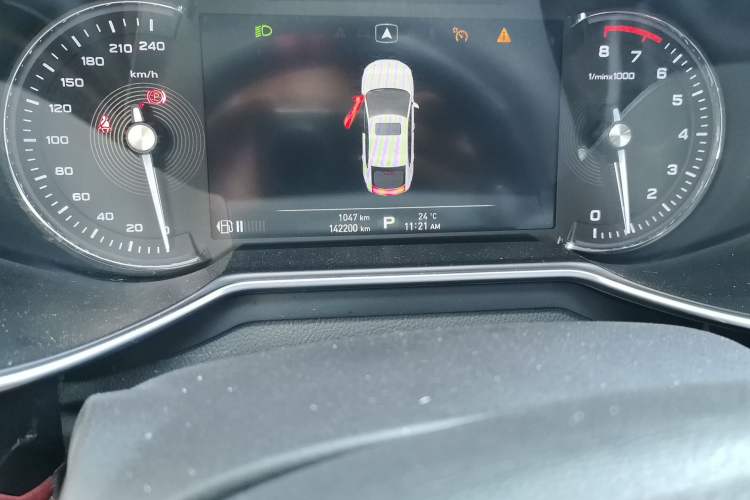 Used MG 6 2017 20T Automatic Trophy Prestige Internet Edition China V Standard Odometer Close Up