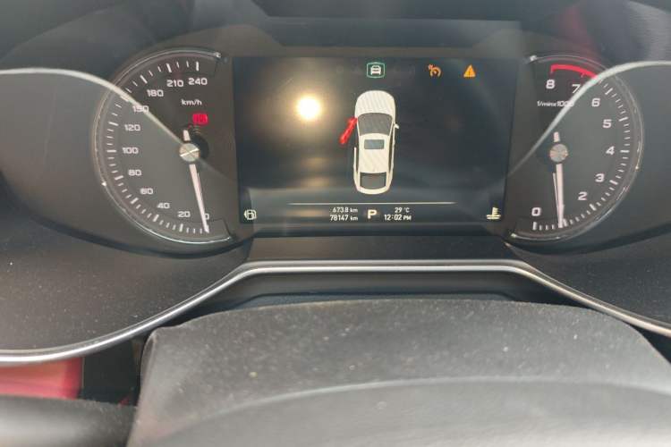 Used MG 6 2017 20T Automatic Trophy Prestige Internet Edition China V Standard Odometer Close Up
