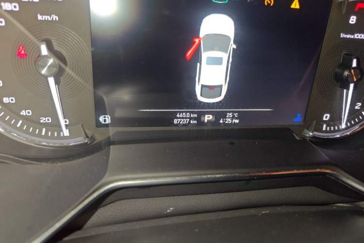 Used MG 6 2017 20T Automatic Trophy Prestige Internet Edition China V Standard Odometer Close Up