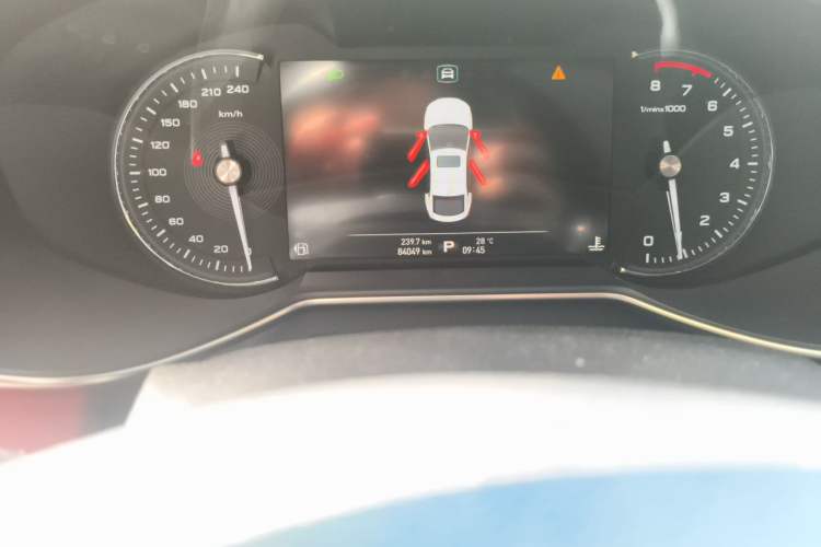 Used MG 6 2017 20T Automatic Trophy Prestige Internet Edition China V Standard Odometer Close Up