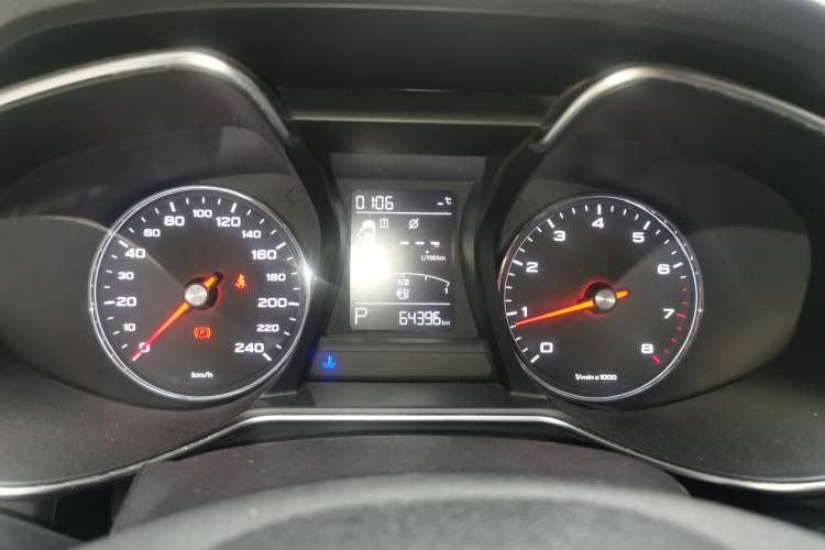 Used MG 6 2018 20T Automatic Luxury Smart Connectivity Version China VI Standard Instrument Cluster