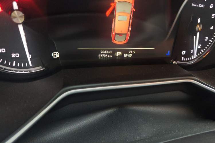 Used MG 6 2018 20T Automatic Trophy Premium Internet Edition China VI Standard Odometer Close Up