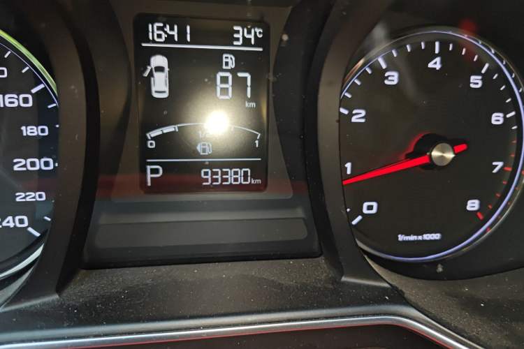 Used MG 6 2018 20T Automatic Luxury Smart Connectivity Version China VI Standard Odometer Close Up