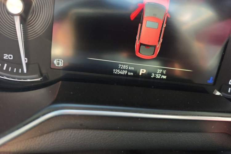 Used MG 6 2018 20T Automatic Trophy Premium Internet Edition China VI Standard Odometer Close Up