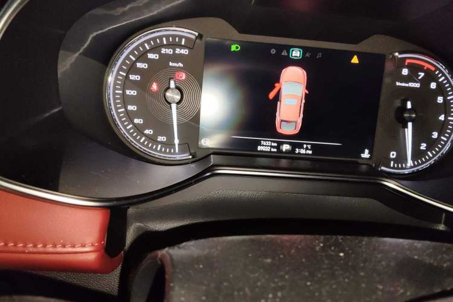 Used MG 6 2018 20T Automatic Trophy Premium Internet Edition China VI Standard Odometer Close Up