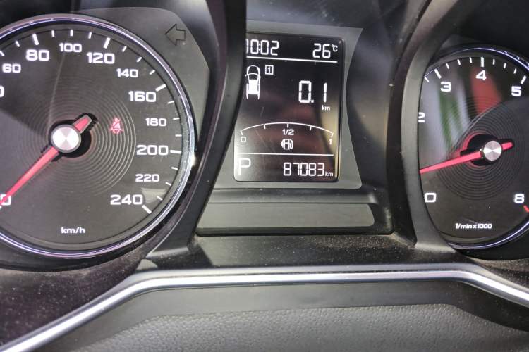 Used MG 6 2018 20T Automatic Elite Smart Connect Version China VI Standard Odometer Close Up