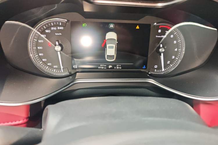 Used MG 6 2018 20T Automatic Trophy Premium Internet Edition China VI Standard Odometer Close Up