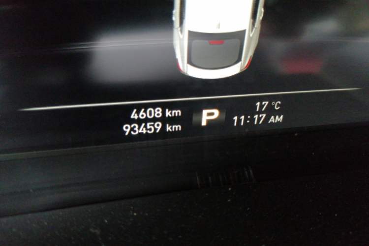 Used MG 6 2018 20T Automatic Trophy Premium Internet Edition China VI Standard Odometer Close Up