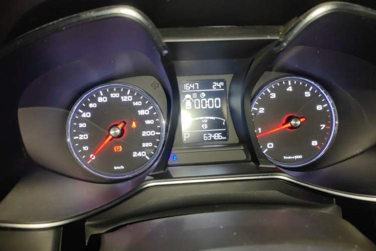 Used MG 6 2018 20T Automatic Luxury Smart Connectivity Version China VI Standard Instrument Cluster