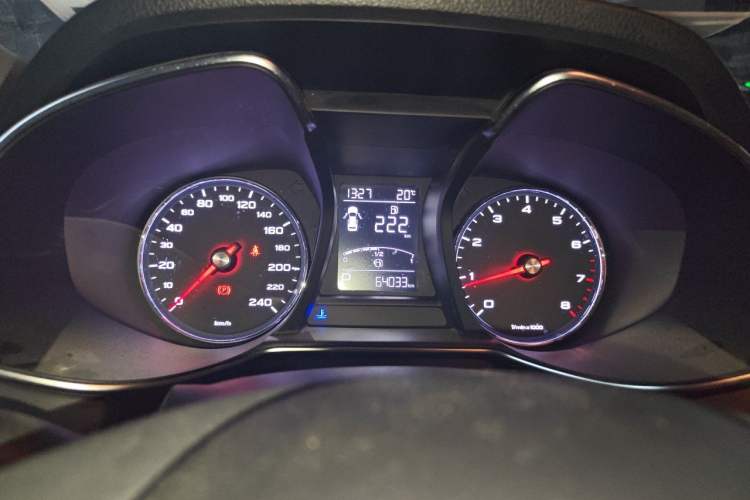 Used MG 6 2018 20T Automatic Luxury Smart Connectivity Version China VI Standard Instrument Cluster