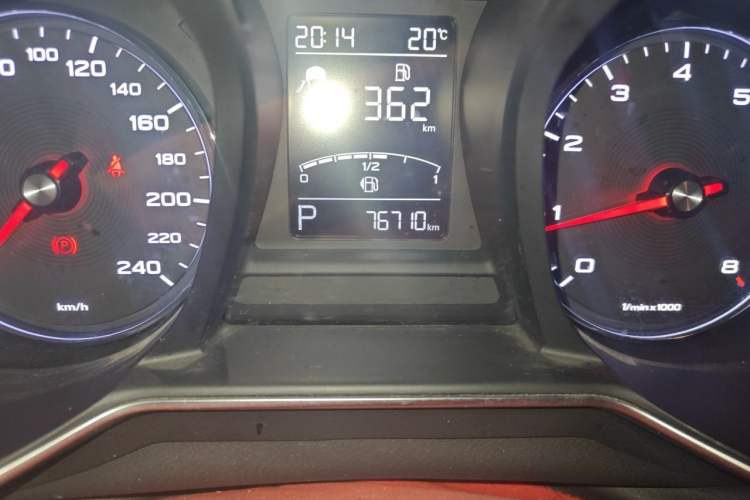Used MG 6 2018 20T Automatic Luxury Smart Connectivity Version China VI Standard Odometer Close Up