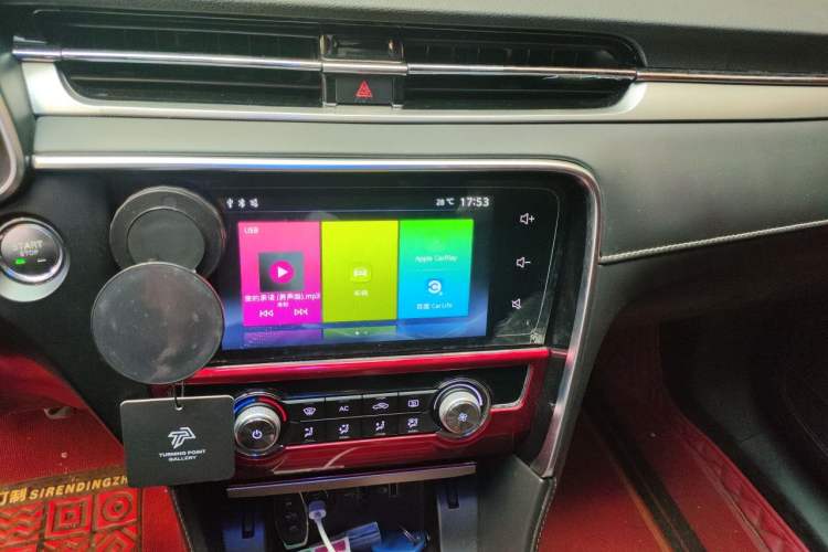 Used MG 6 2019 20T Manual Sport Edition Audio And AC Panel