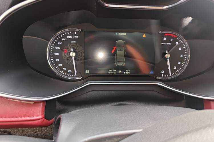 Used MG 6 2019 20T Automatic Trophy Competition Edition + BOSE Luxury Sound System Package Odometer Close Up