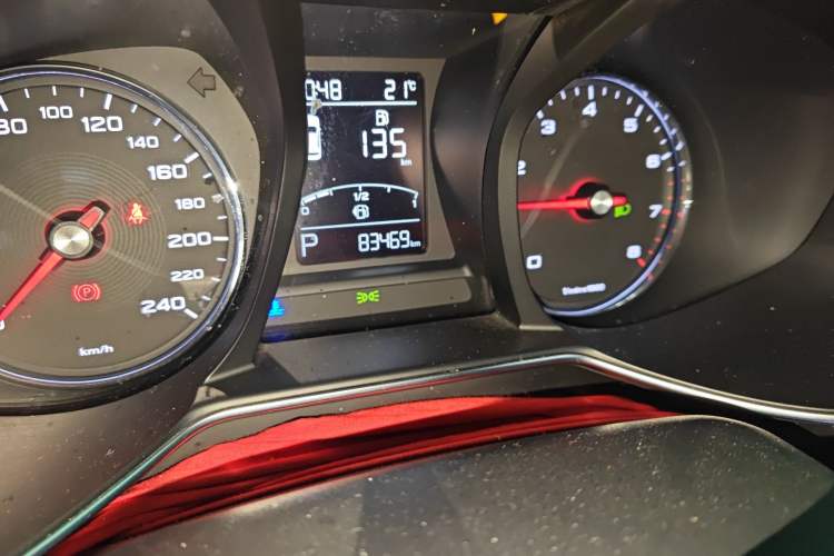 Used MG 6 2019 20T Automatic Sport Edition Odometer Close Up