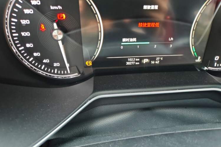 Used MG 6 2019 20T Automatic Sport Edition Odometer Close Up