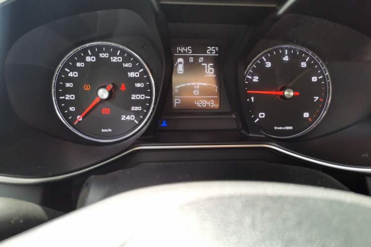 Used MG 6 2019 20T Automatic Sport Edition Odometer Close Up