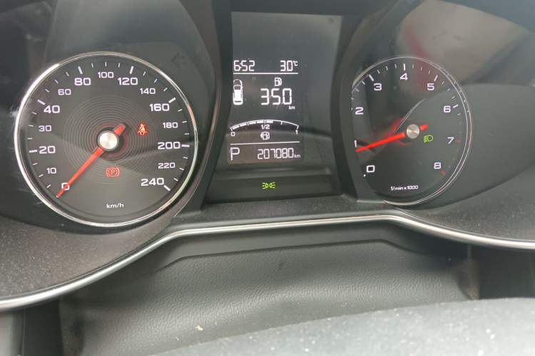 Used MG 6 2019 20T Automatic Sport Edition Odometer Close Up