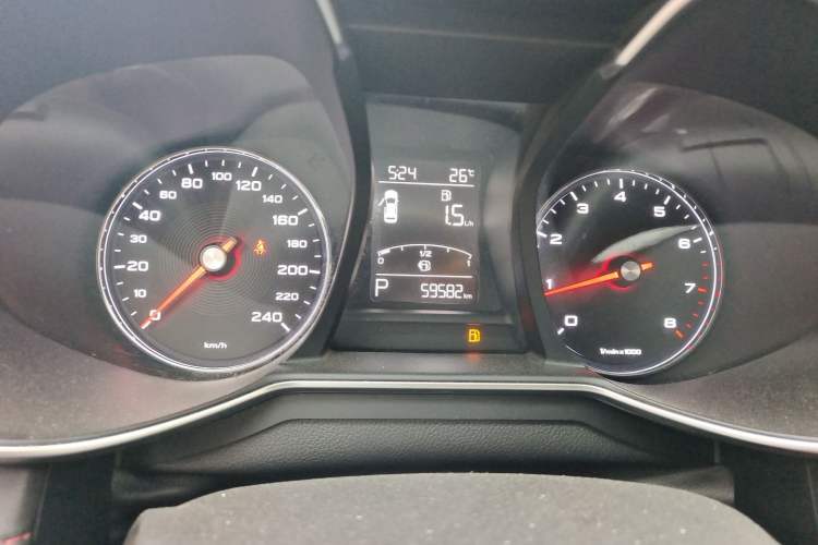 Used MG 6 2019 20T Automatic Starlight Edition Odometer Close Up
