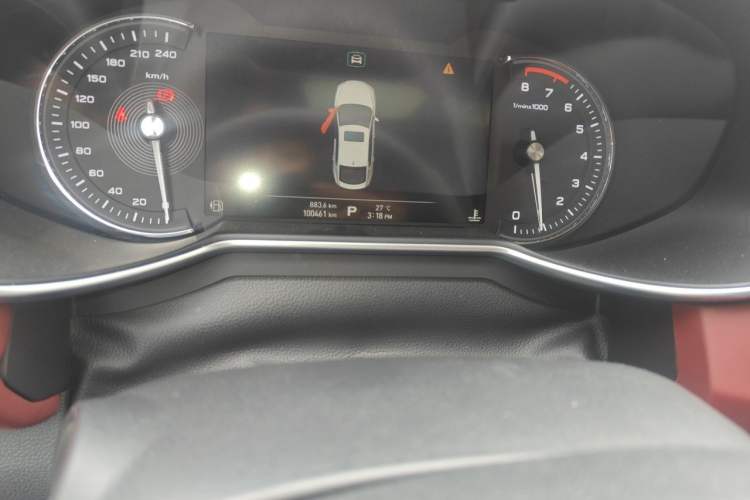 Used MG 6 2019 20T Automatic Trophy Racing Edition + Sporty Rear Exhaust Racing Kit Odometer Close Up