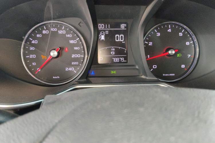 Used MG 6 2019 20T Automatic Sport Edition Odometer Close Up
