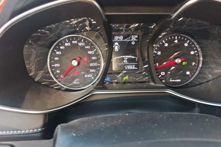 Used MG 6 2019 20T Automatic Sport Edition Odometer Close Up