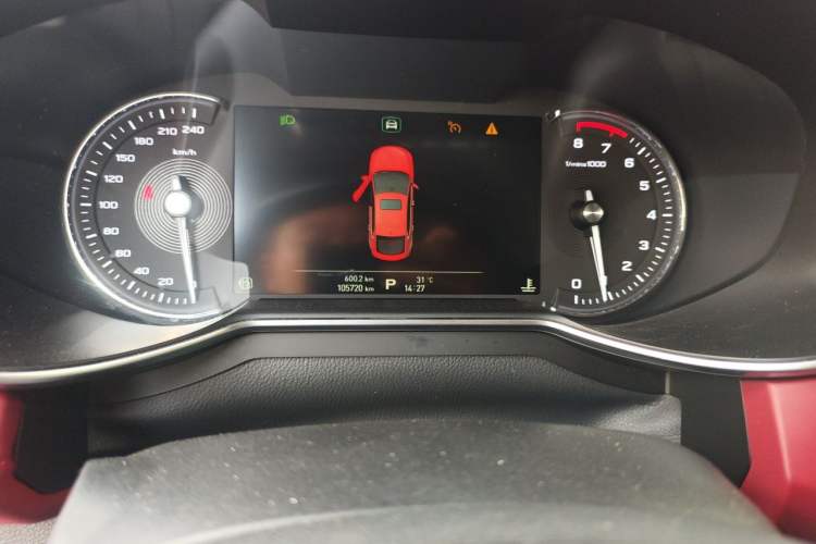 Used MG 6 2019 20T Automatic Trophy Competition Edition + BOSE Luxury Sound System Package Odometer Close Up