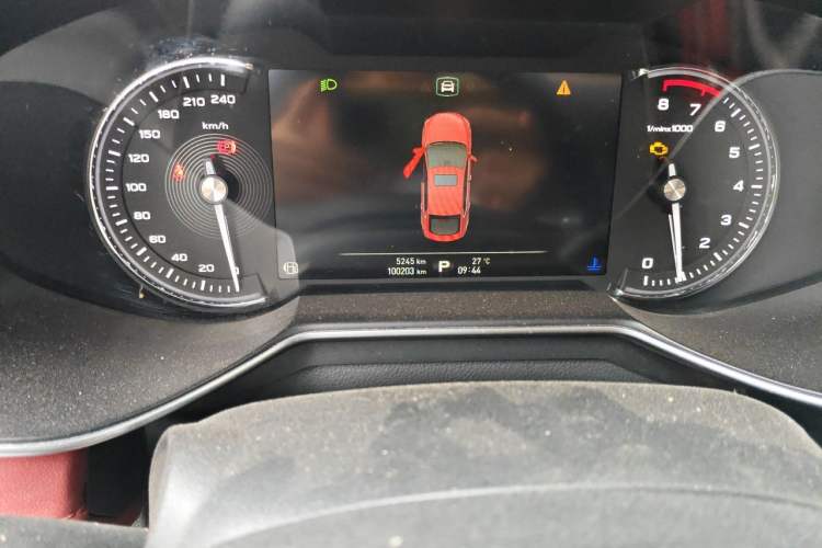Used MG 6 2019 20T Automatic Trophy 10th Anniversary Edition Odometer Close Up