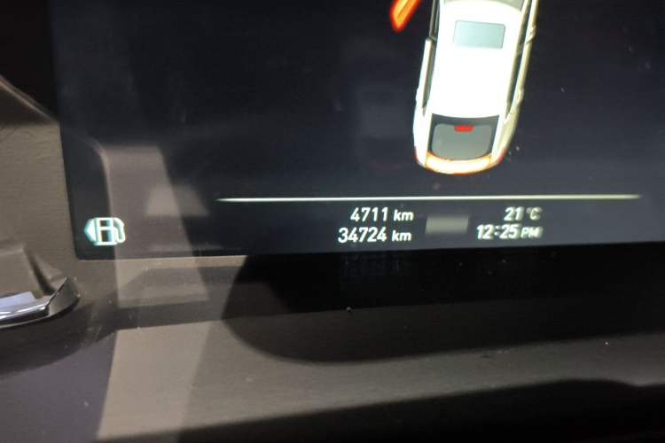 Used MG 6 2019 20T Manual Trophy High-Speed Edition Odometer Close Up