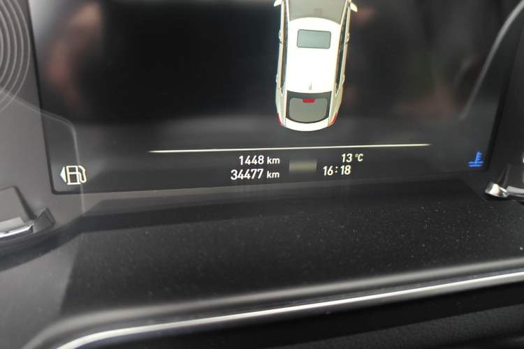 Used MG 6 2019 20T Manual Trophy High-Speed Edition Odometer Close Up