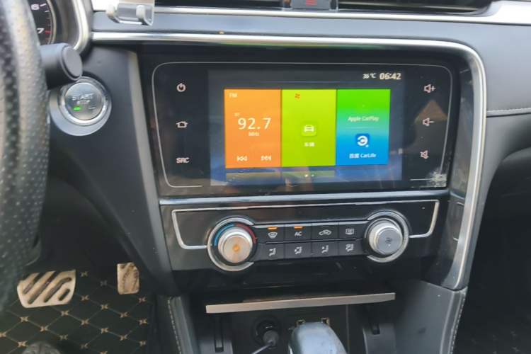 Used MG 6 2019 20T Automatic Sport Edition Audio And AC Panel