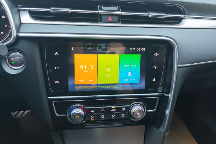 Used MG 6 2019 20T Automatic Sport Edition Audio And AC Panel