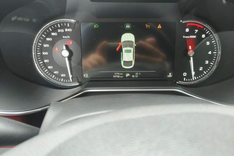Used MG 6 2019 20T Automatic Trophy 10th Anniversary Edition Odometer Close Up