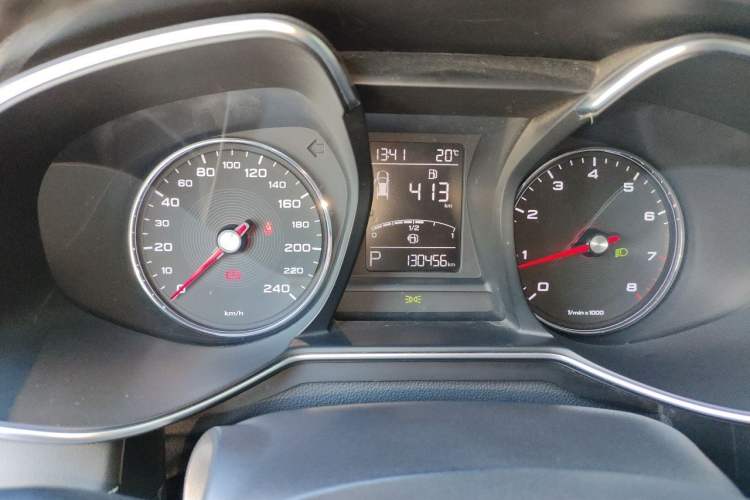 Used MG 6 2019 20T Automatic Sport Edition Odometer Close Up