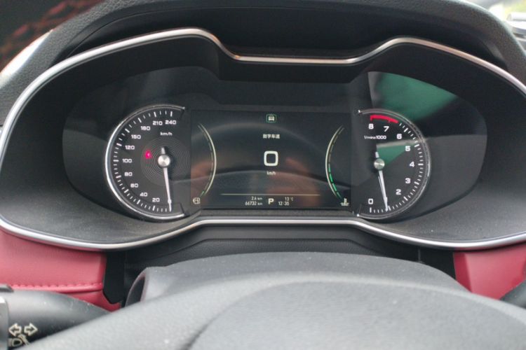 Used MG 6 2019 20T Automatic Trophy 10th Anniversary Edition Odometer Close Up