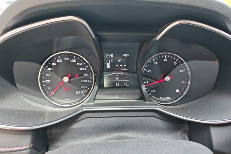 Used MG 6 2019 20T Automatic Starlight Edition Odometer Close Up