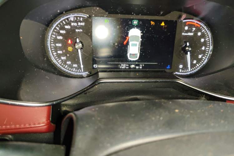 Used MG 6 2019 20T Automatic Trophy 10th Anniversary Edition Odometer Close Up