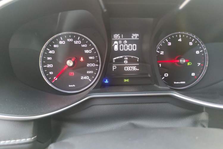 Used MG 6 2019 20T Automatic Sport Edition Odometer Close Up