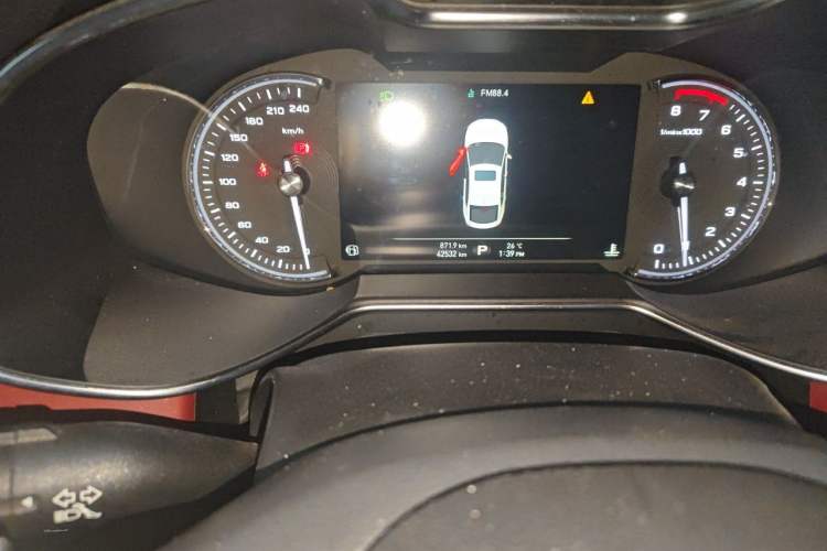Used MG 6 2019 20T Automatic Trophy Competition Edition + BOSE Luxury Sound System Package Odometer Close Up