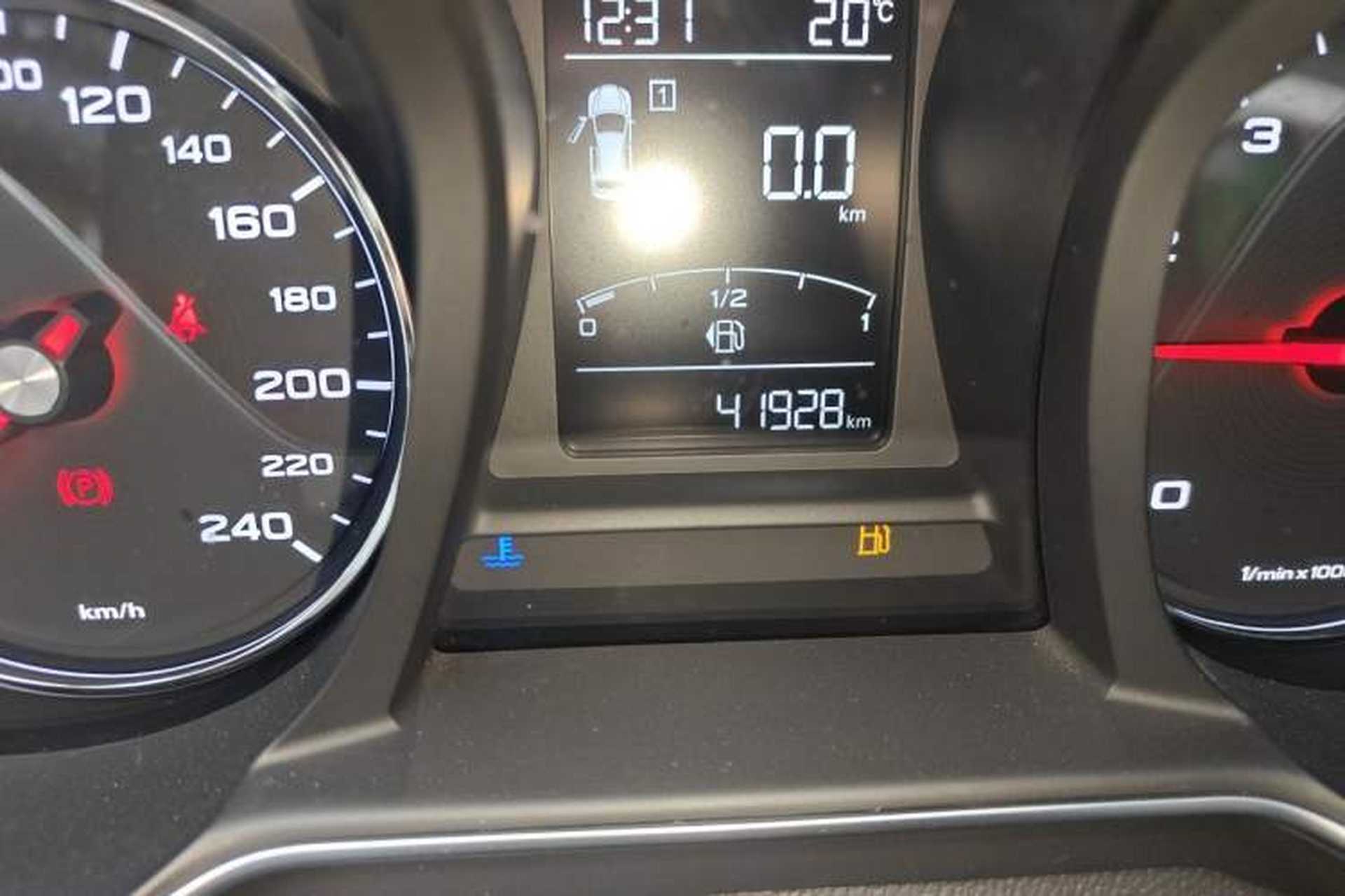 Used MG 6 2019 20T Manual Sport Edition Odometer Close Up