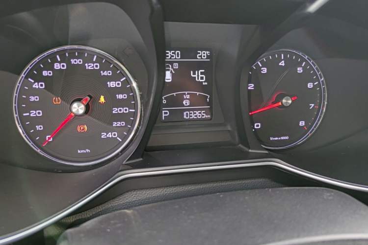 Used MG 6 2019 20T Automatic Starlight Edition Odometer Close Up
