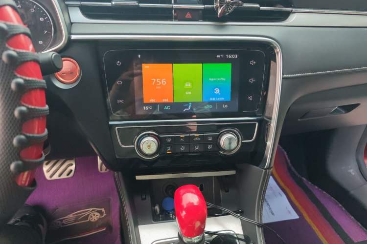 Used MG 6 2019 20T Automatic Sport Edition Audio And AC Panel