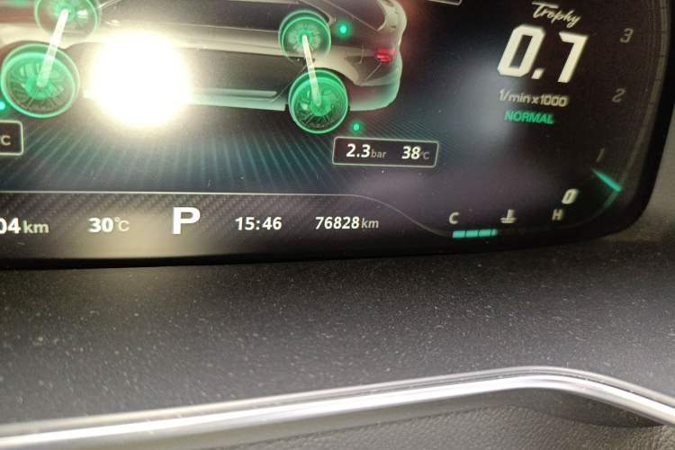 Used MG 6 2020 1.5T Automatic Trophy Flagship Edition Odometer Close Up
