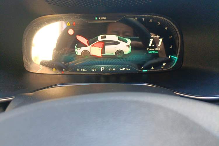 Used MG 6 2020 1.5T Automatic Trophy Flagship Edition Odometer Close Up