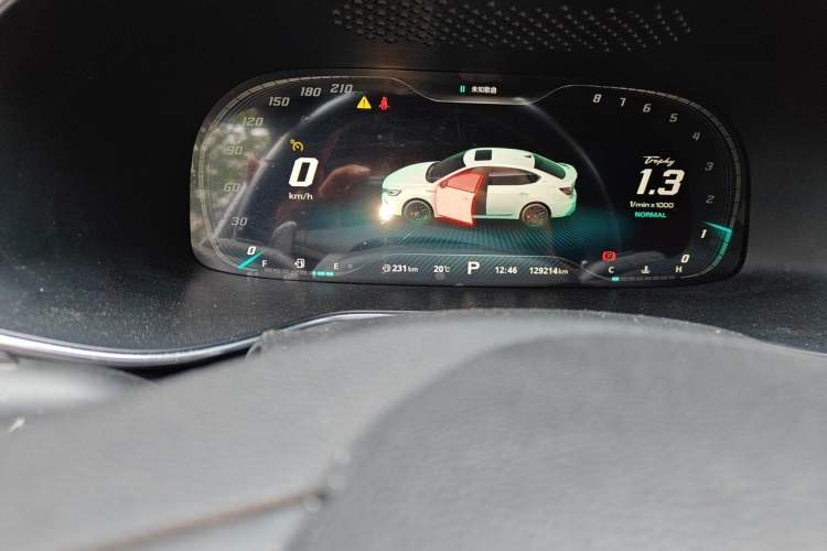 Used MG 6 2020 1.5T Automatic Trophy Flagship Edition Odometer Close Up
