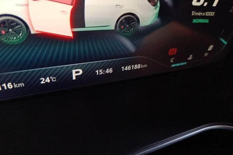 Used MG 6 2020 1.5T Automatic Trophy Smart Drive Flagship Edition Odometer Close Up