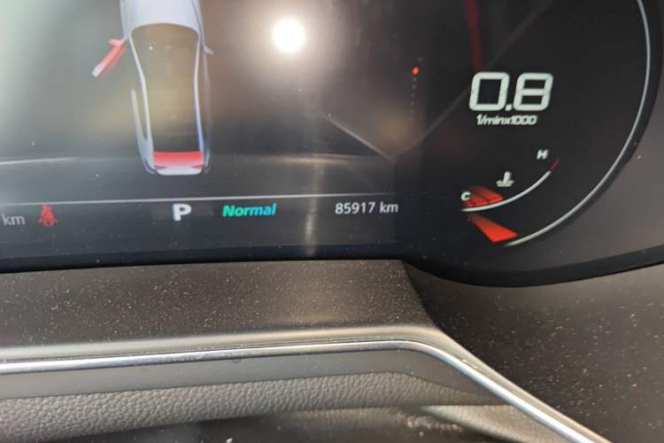 Used MG 6 2020 1.5T Automatic Trophy Luxury Edition Odometer Close Up