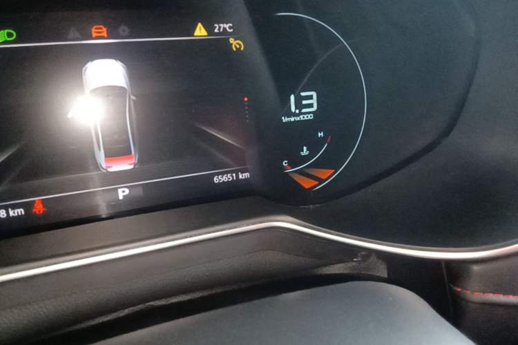 Used MG 6 2020 1.5T Automatic Trendsetting Luxury Edition Odometer Close Up